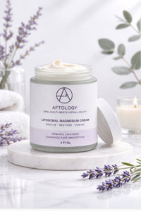 Aftology Liposomal Magnesium Cream with lavender botanicals